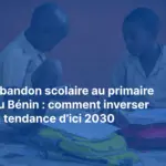 Abandon scolaire primaire Bénin - Africitizen